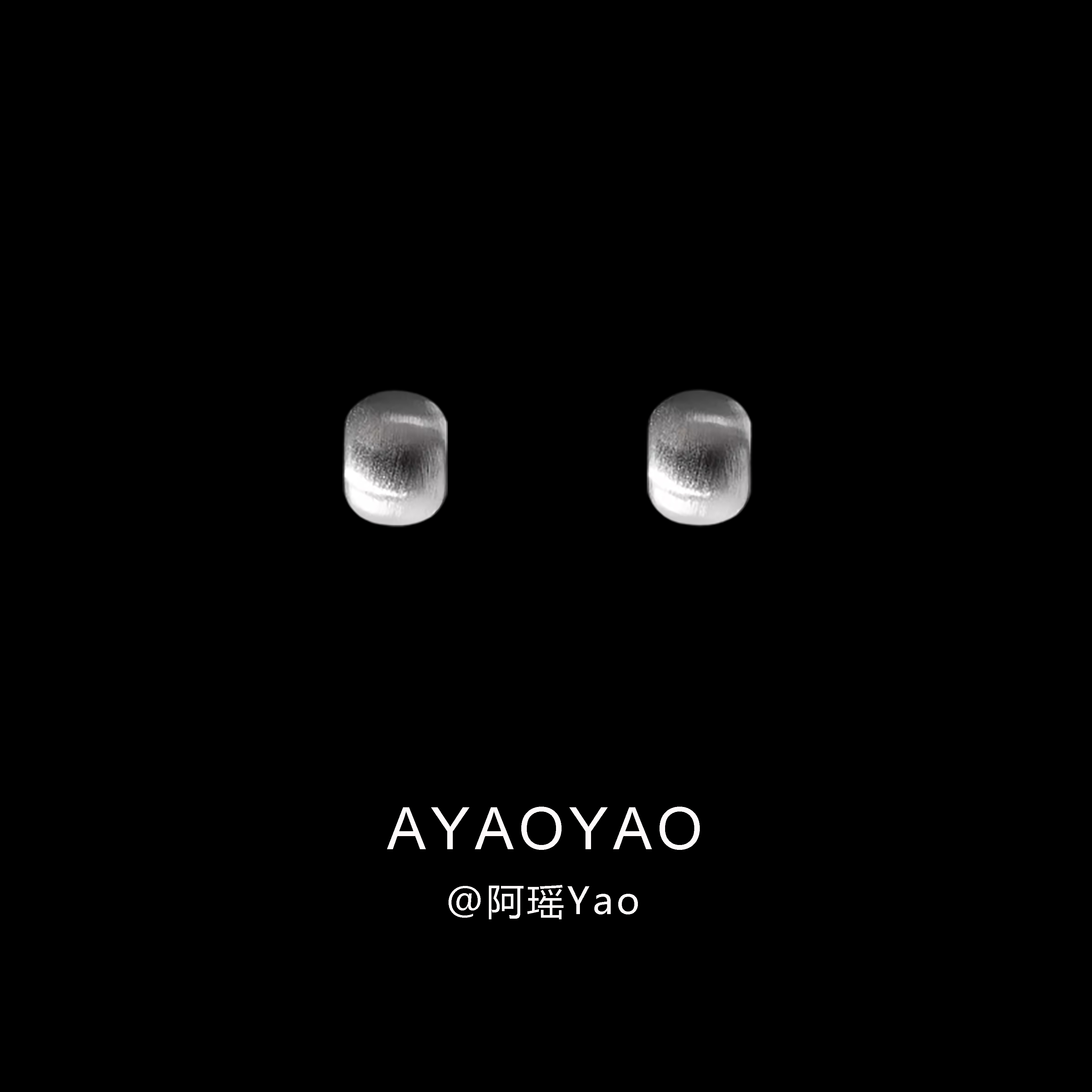 冷淡風豆豆拉絲耳夾女小巧簡約