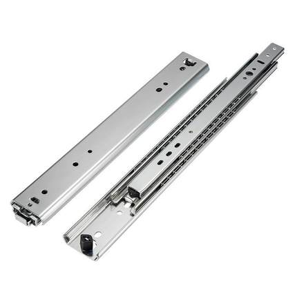 53宽重型不锈钢滑轨户外用304不锈钢导轨5302S承重工业抽屉滑轨