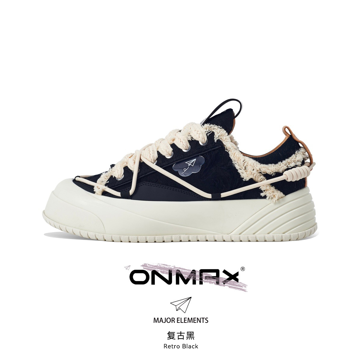 张泽禹同款ONMAX纸飞机帆布鞋