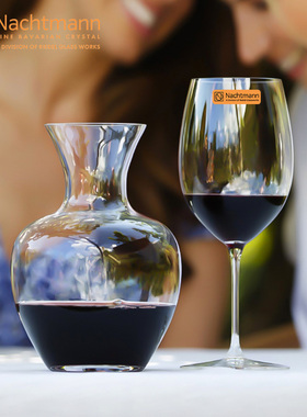 Nachtmann德国进口水晶玻璃红酒杯轻奢华家用棱镜欧式创意醒酒器
