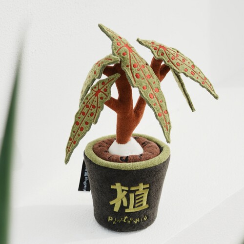 创意盆栽摆件毛绒玩偶公仔