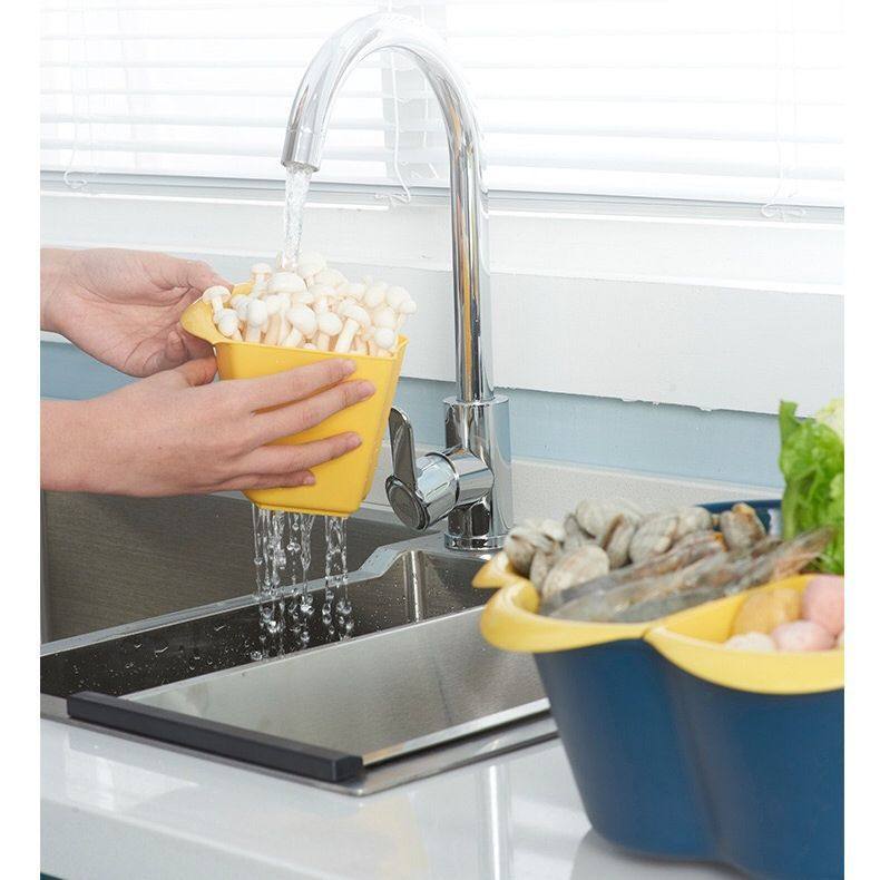 家用多分格火锅青菜拼盘创意 多功能配菜水果盘 厨房可旋转沥水篮,餐饮具,洗菜盆/沥水篮/漏水筛,淘宝优惠券,粉丝福利购,淘宝优惠卷