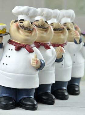 美式乡村 直销 创意家居摆件 蛋糕店厨师装饰摆件  A31