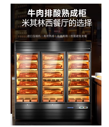 牛肉熟成柜商用干式排酸柜牛排冷藏西餐湿式风冷保鲜柜