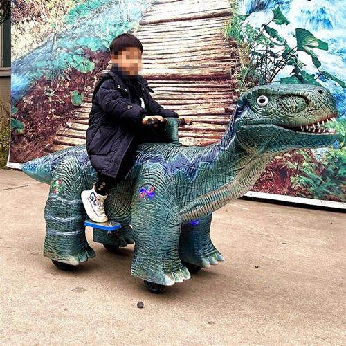 电动恐龙小车仿真恐龙小车户外商场可以骑乘的充电恐龙电瓶车