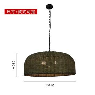 厂家直供藤艺吊灯东南亚风格 酒店民宿饭店客厅餐厅包厢藤艺吊灯