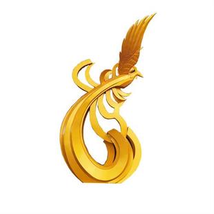 大型户外不锈钢凤凰雕塑定制彩绘抽象铁艺广场校园林标志景观摆件