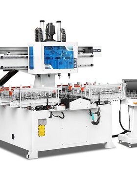 MSK1500-4全自动数控多轴榫槽机铣槽机设备可定 制铣槽钻孔木塑加