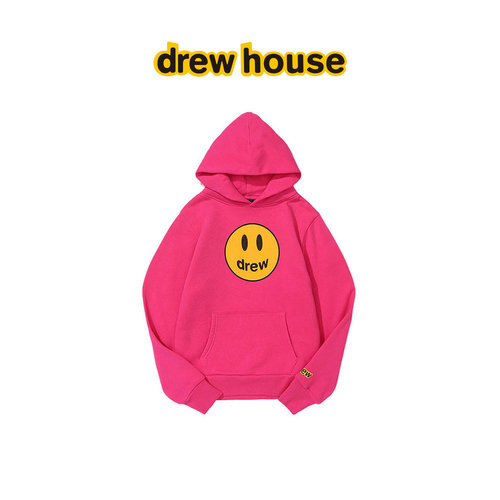 drewhouse拉绒连帽笑脸儿童卫衣