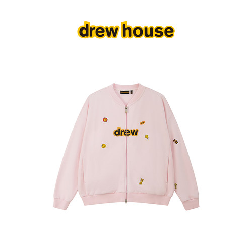 drewhouse贴纸字母开衫卫衣男