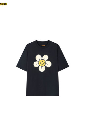 drew house drew雏菊图案短袖T恤25夏季新款男女同款