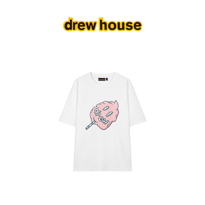 官方drewhouse圆领短袖宽松全棉
