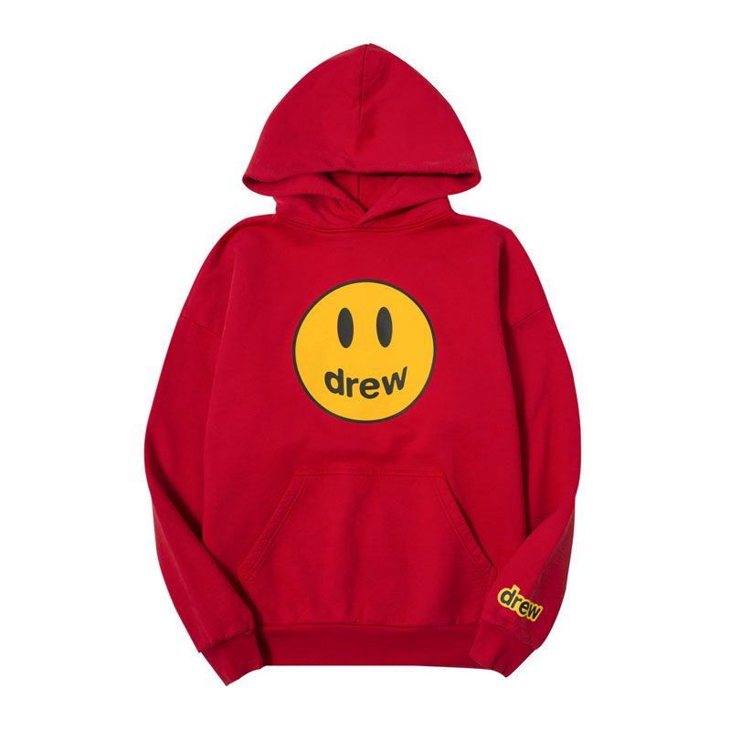 drewhouse笑脸图案宽松连帽卫衣