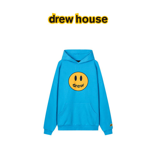 drewhouse笑脸图案连帽宽松卫衣