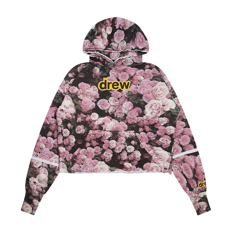 drewhouse玫瑰拉绒卫衣明星同款