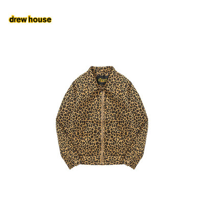 drewhouse豹纹迷彩翻领工装外套