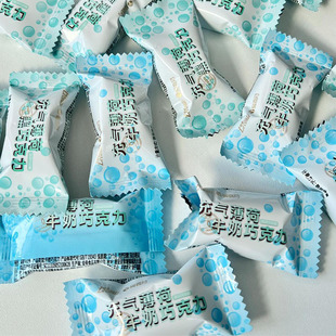 金帝充气薄荷牛奶巧克力薄荷黑巧气泡巧克力蜂窝巧克力休闲零食