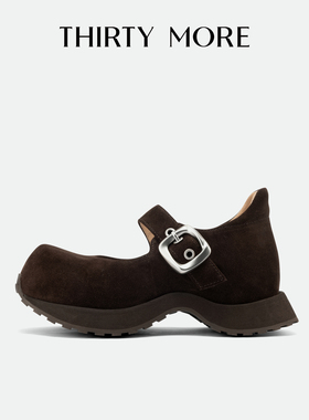 【复古学院】Thirty More复古玛丽珍鞋女2025秋冬新款气质单鞋女