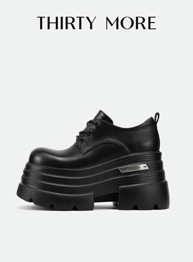 【学院少女】Thirty More乐福鞋女2025秋冬新款百搭jk小皮鞋单鞋