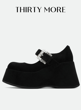 【公主日记】Thirty More法式玛丽珍鞋2025秋冬新款厚底增高女鞋