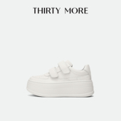 简约低帮小白鞋 Thirty 女 新款 时尚 More厚底增高休闲鞋 女2026春季