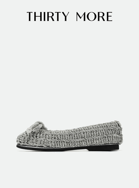 【艺术空间】Thirty More时尚奶奶鞋2026春季新款浅口平底单鞋女