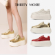新款 德训鞋 More新年红布洛克风女鞋 2026春季 复古派对 Thirty