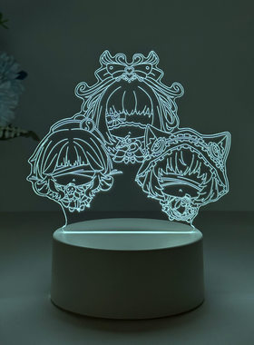 超自然行动组周边莉莉布布小夜灯摆件手办玩具公仔玩偶生日礼物