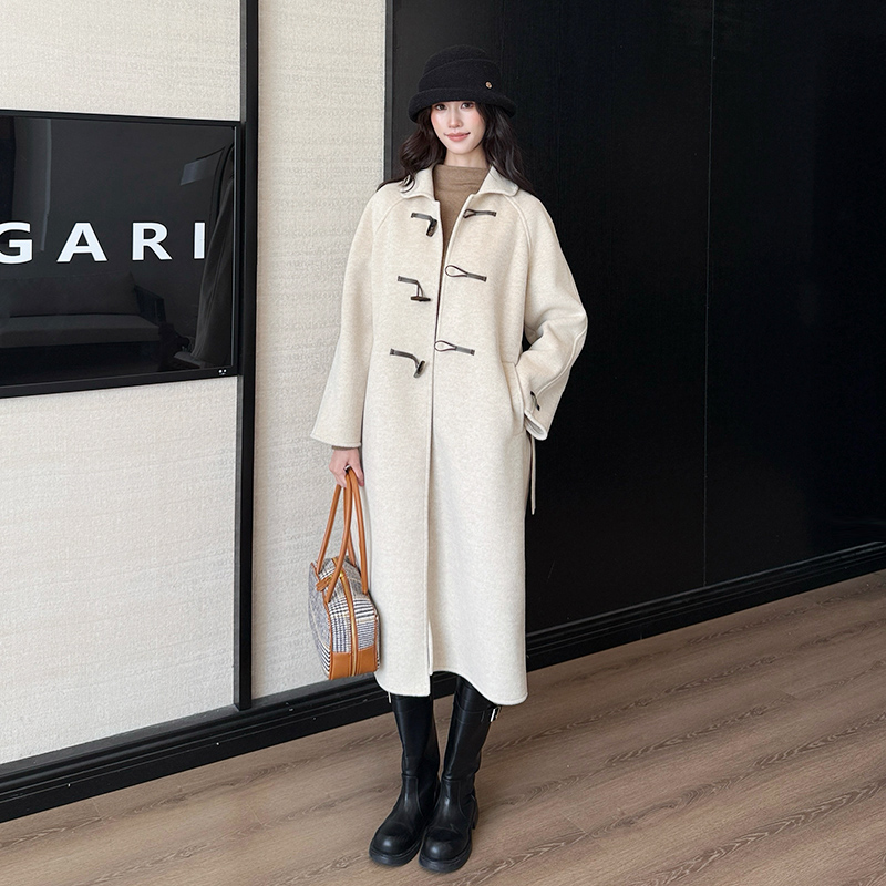 加厚女式羊绒大衣冬季外套