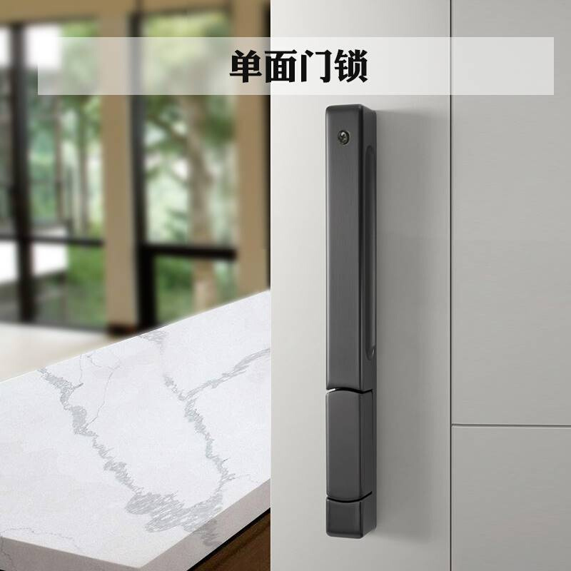 德国KABO单面隐形门锁室内卧室单边锁背景墙门暗装磁吸隐藏暗门锁