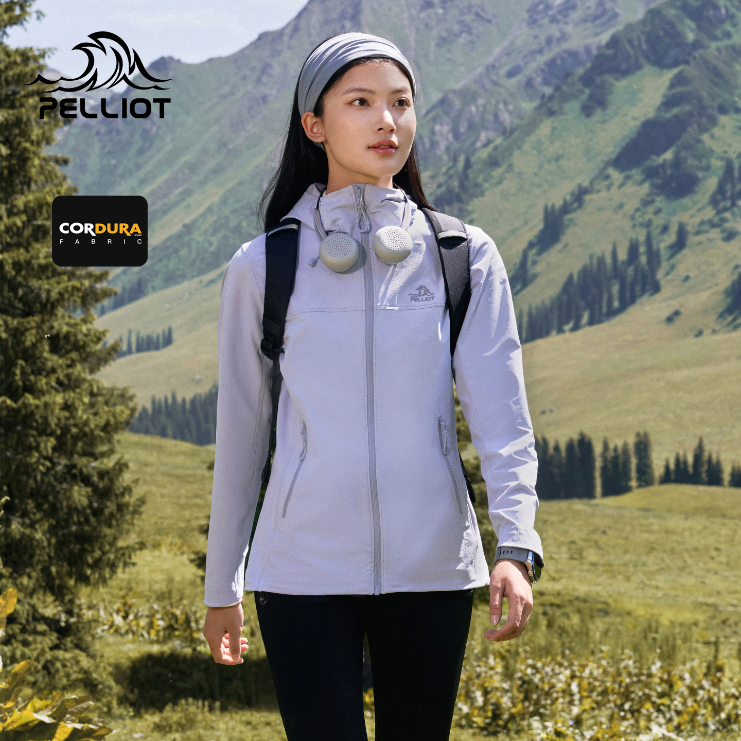 伯希和户外专业防风保暖软壳衣