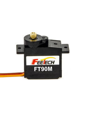 飞特FT90M黑色9g小型6V金属齿2kg带反馈微型机器人数码航模舵机
