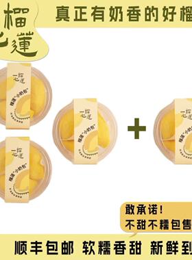 【直播专享】榴莲小奶包超绝泰国东部树熟甜糯金枕榴莲果肉1040g