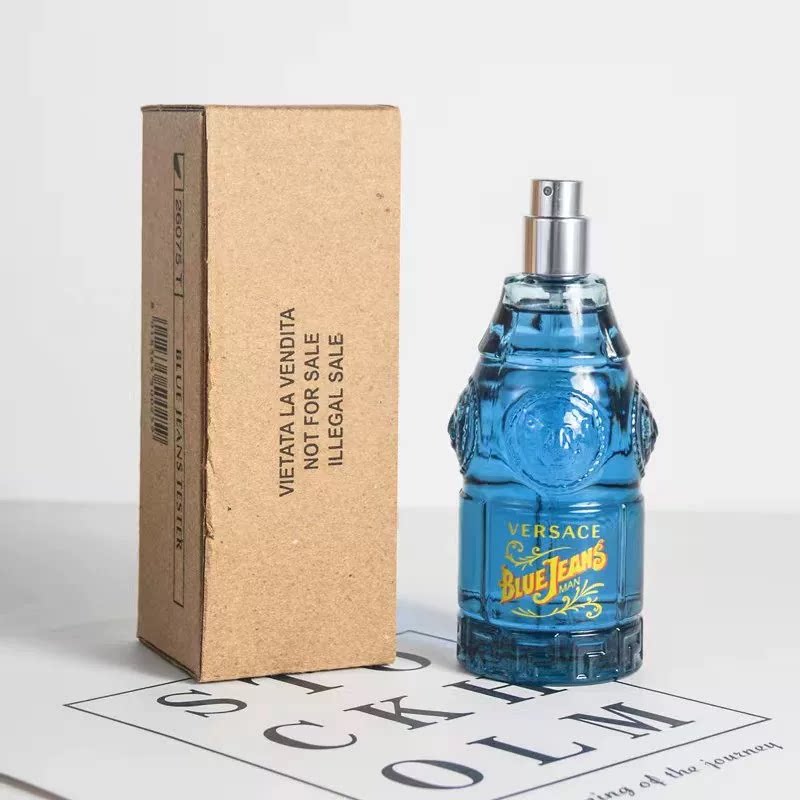 Versace范思哲Blue Jeans蓝色牛仔蓝可乐男士淡香水EDT简装75ml