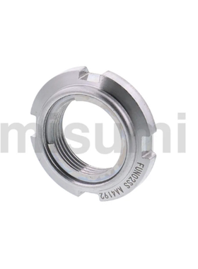 替代FUNT/FUNTC/FUNTS10 12精密U型自锁圆螺母金属钢片锁紧圆螺帽