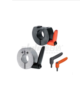 FBL21/01/11/31铝合金快速夹紧 固定环锁紧带 把手侧面安装孔夹具