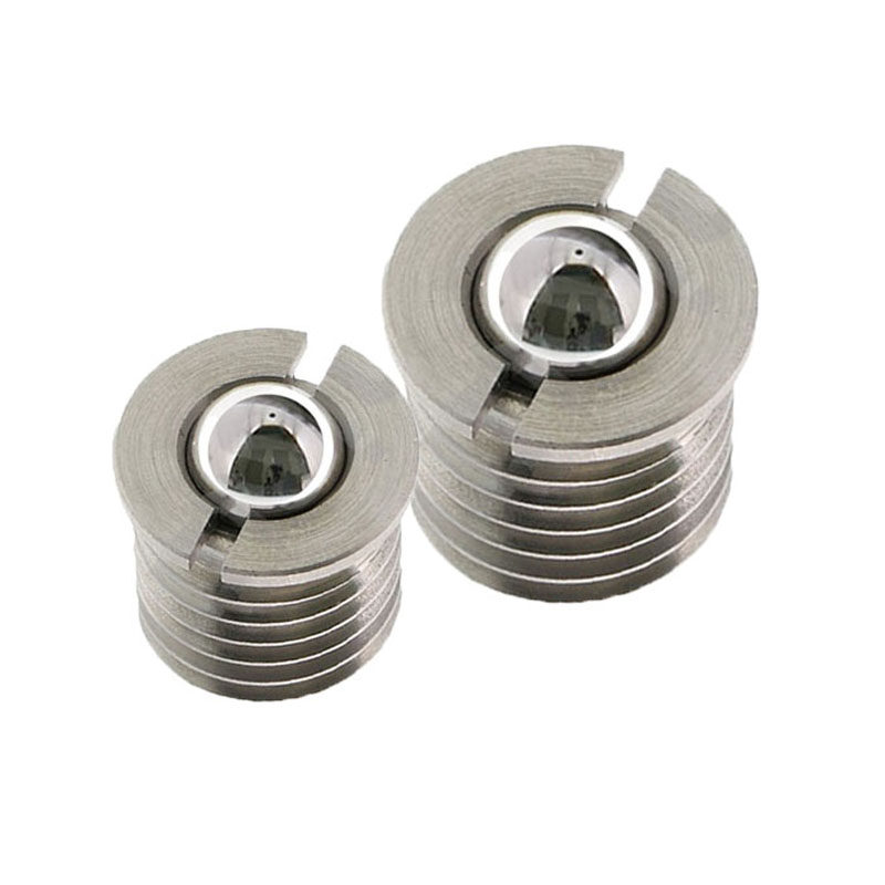 ZAK52不锈钢带法兰型球头柱塞弹簧14定位玻珠 FBPJS4/5/6/8/10/12