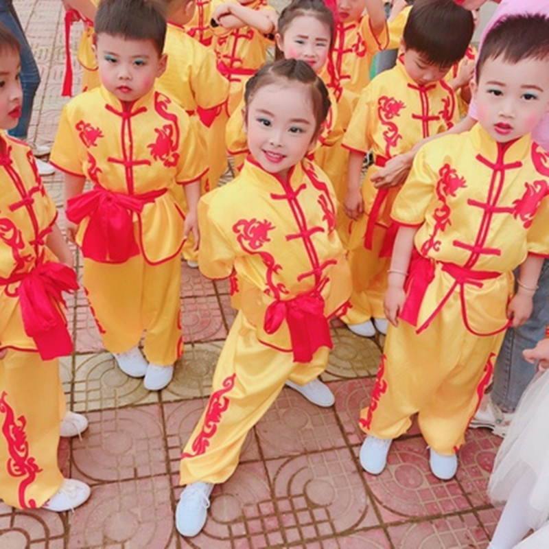 中国风武术训练服服装套装