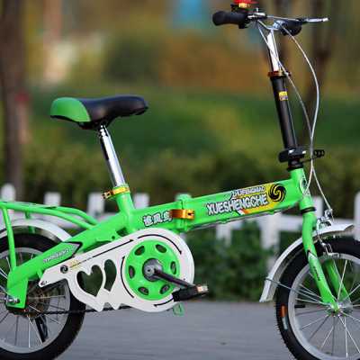 折叠自行车超轻便携带12寸14寸16寸20寸儿童男女孩学生单车脚踏车