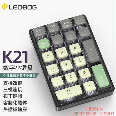 LEOBOGK21无线三模数字小键盘