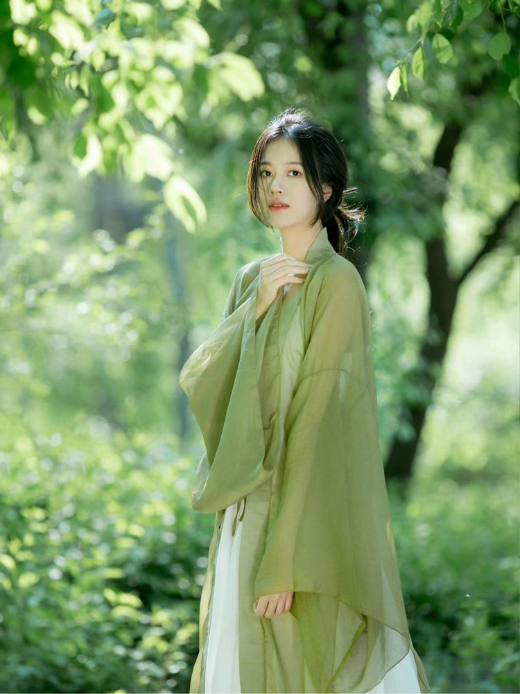 汉服夏季薄款古风仙气广袖流仙裙