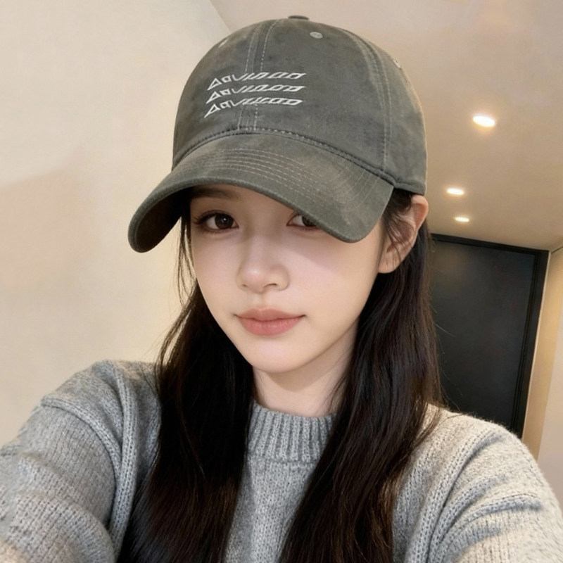 大头围帽子女2026新款软顶鸭舌帽显脸小适合方圆脸宽帽檐棒球帽男
