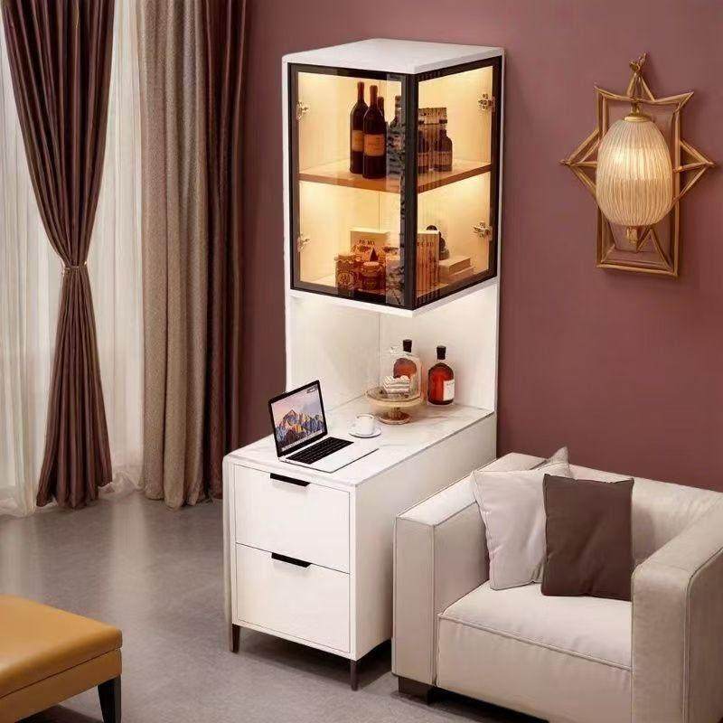 轻奢岩板沙发边柜侧边柜小户型拐角置物架转角柜茶几客厅沙发边桌,住宅家具,角几/边几,淘宝优惠券,粉丝福利购,淘宝优惠卷