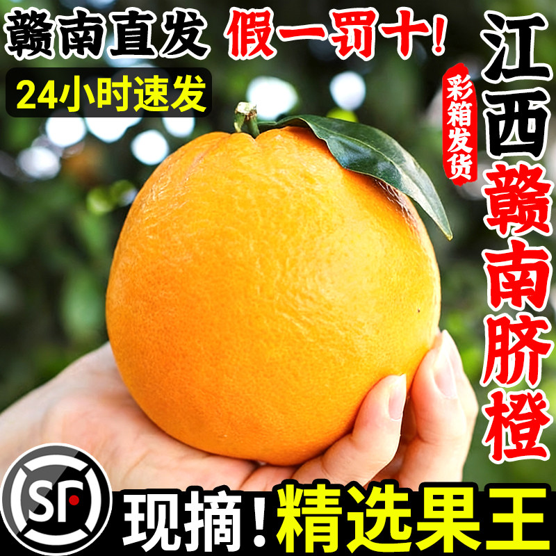 江西赣南脐橙橙子新鲜水果当季整箱10斤正宗精品冰糖赣州甜5礼盒