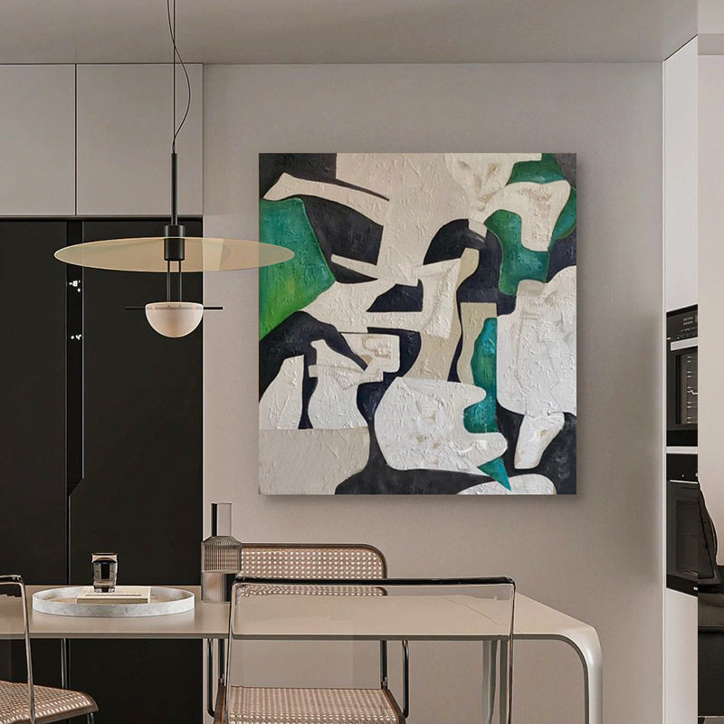 简约挂画客厅沙发后面背景墙装饰画法式奶油风高级感现代轻奢大幅