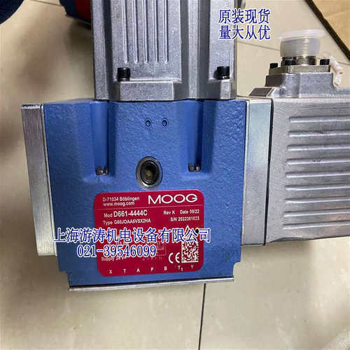 穆格原厂全新现货供应D661-4594C  G75KXAA5VSX2HA上海游涛报价