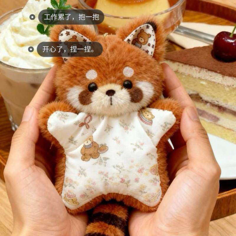 猪猪阿贝贝手工豆袋毛绒公仔