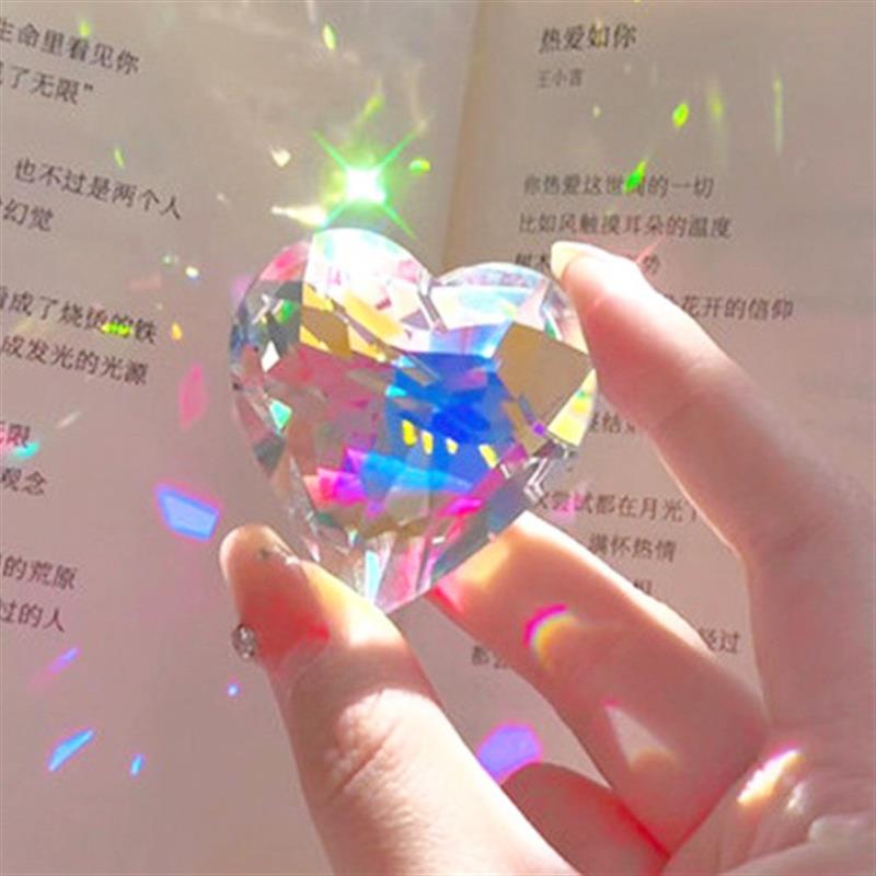 太阳捕手棱光镜五彩透光摆件