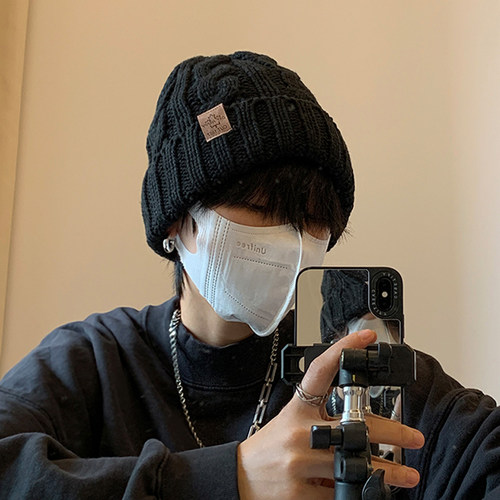 休闲保暖帽子男保暖百搭秋冬