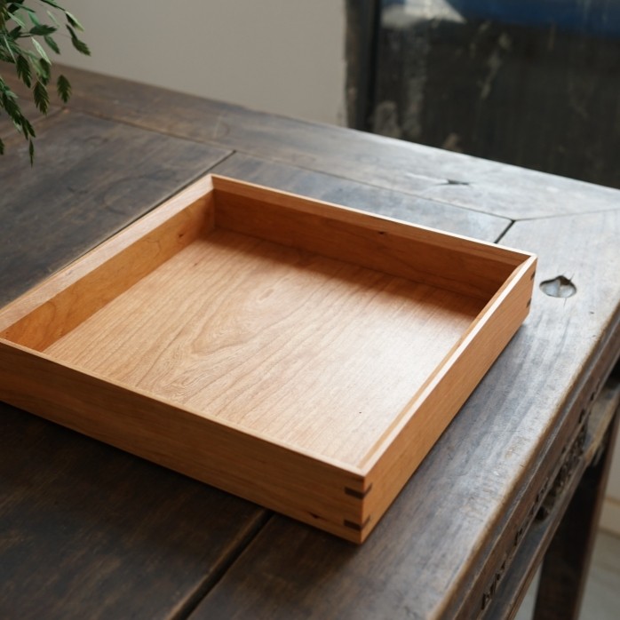 实木托盘樱桃木家用杂物整理盘零食储物盘黑胡桃茶几桌面收纳盒,餐饮具,餐用托盘,淘宝优惠券,粉丝福利购,淘宝优惠卷